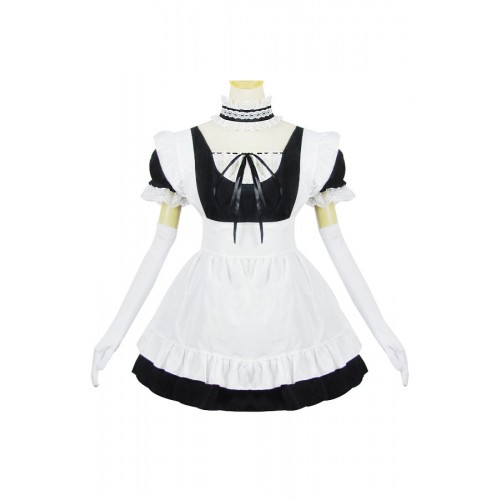 Lolita Cosplay Sweet Heart Maid Dress Costume
