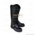 Hakuouki Sanosuke Cosplay Shoes Harada Black Leather Boots