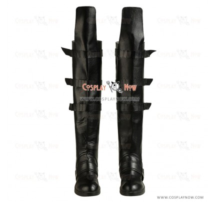Fortnite Cosplay Shoes Mercenaries Black Boots 
