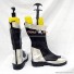 Mobile Suit Gundam 00 Cosplay Shoes Black & Silver Boots