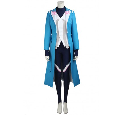 Female Blue Costume For Pokemon GO Cosplay Uniform