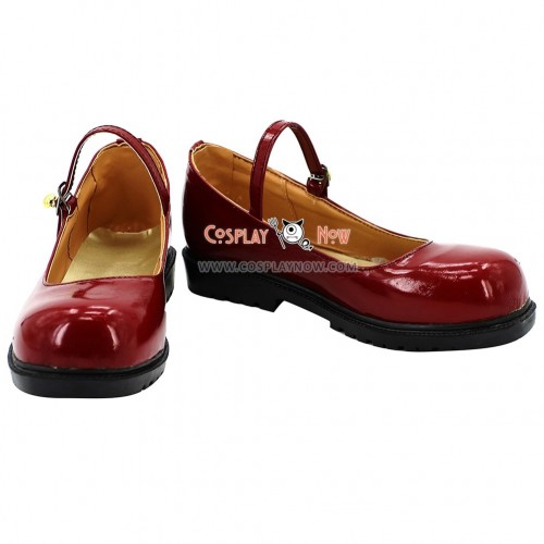 JOJO Erina Joestar Red Cosplay Shoes