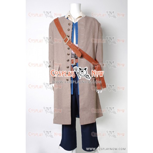 Pirates Of The Caribbean Cosplay Jack Sparrow Costume