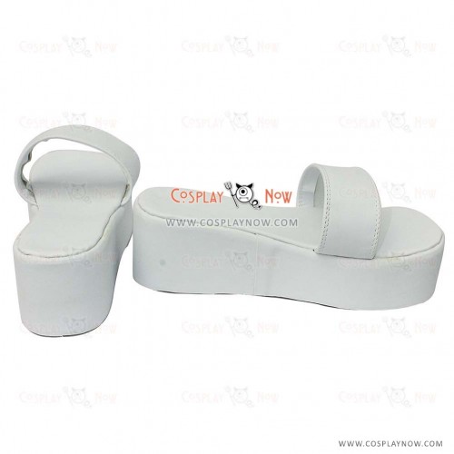 Fairy Tail Cosplay Evergreen White Cosplay Shoes