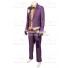 Batman Arkham Knight The Joker Cosplay Costume Purple