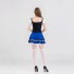 German Oktoberfest Cosplay Maid Costume Festival Blue Dress