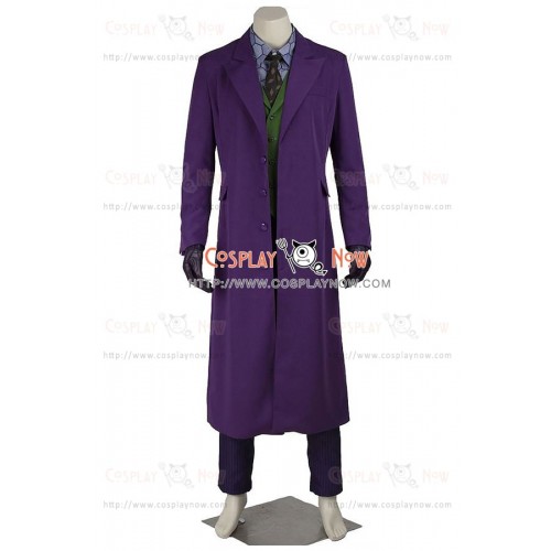 The Joker Purple Costume For Batman The Dark Knight Cosplay