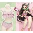 Demon Slayer Nezuko Kamado Swim Cosplay Costume Version 1