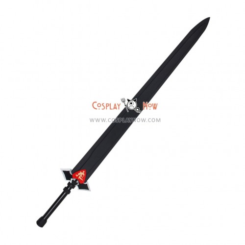 Sword Art OnlineⅡMother Rosary Kirito Black Sword with Strap Cosplay Props