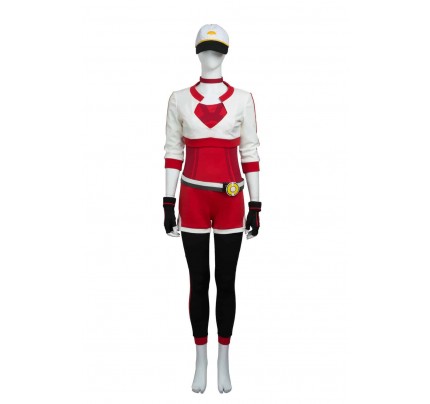 Pokemon Go Female Trainer Red Cosplay Costume
