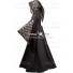 Carnival Renaissance Middle Ages Medieval Garment Robe Eloise Black Dress