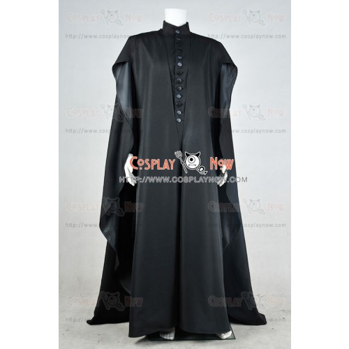 Harry Potter and the Deathly Hallows Severus Snape Cosplay Costume