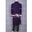 Joker Costume Purple Coat Suit