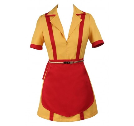 Max Black Caroline Wesbox Channing Costume For 2 Broke Girls Cosplay