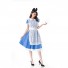Alice in Wonderland Cosplay Costume Oktoberfest Maid Dress