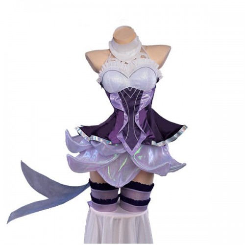League Of Legends LOL Crystal Rose Zyra Cosplay Costume