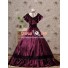 Southern Belle Edwardian Victorian Satin Gown Reenactment Lolita Dress Costume