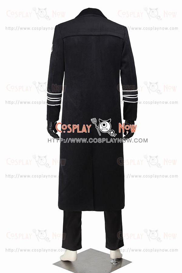 Details about Star Wars The Force Awakens Cosplay Armitage Hux Costume Black Trench Coat Party Details about Star Wars The Force Awakens Cosplay Armitage Hux Costume Black Trench Coat Party