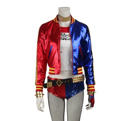 Suicide Squad Harley Quinn Cosplay Costume 