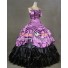 Southern Belle Satin Lolita Ball Gown Lavender Prom Dress