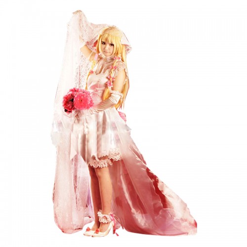 Chobits Cosplay Chi Costume Wedding Dress