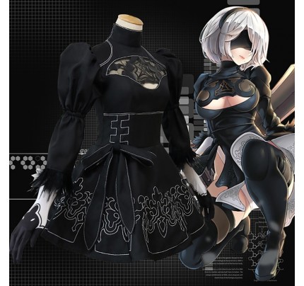 NieR:Automata Cosplay YoRHa No. 2 Type B Costume Uniform