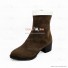 Danganronpa V3: Killing Harmony Maki Harukawa Brown Shoes Cosplay Boots