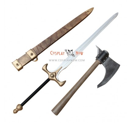 Red Sonja Sword and Axe PVC Cosplay Props