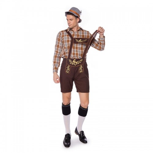 German Munich Oktoberfest Cosplay Costume Waiters Work Uniform Stage Outfit