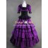 Victorian Gothic Lolita Wedding Purple Dress Ball Gown