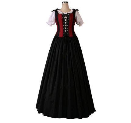 Renaissance Pirate Ribbon Ball Gown Prom Lolita Dress