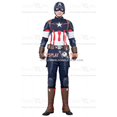 Steve Rogers Captain America Costume For Avengers Age Of Ultron Cosplay