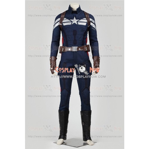 Captain America The Winter Soldier Cosplay Steve Rogers Costume