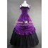 Southern Belle Civil War Ball Gown Dress Prom Purple Dress