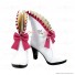 Fate Grand Order Valentines Maid Rin Tohsaka White Red Shoes Cosplay Boots