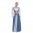 Square Collar Medieval Renaissance Vintage Dress Christmas