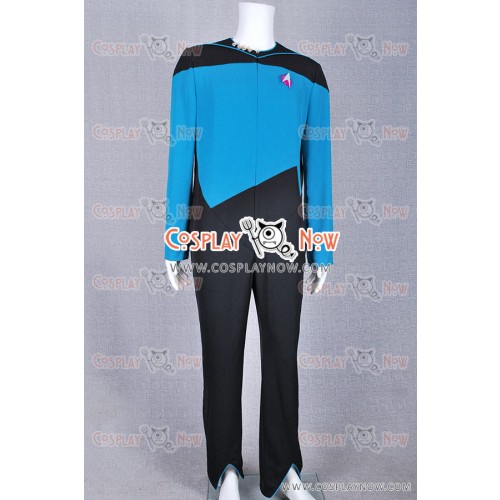 Star Trek Cosplay Medical Science Teal Costume