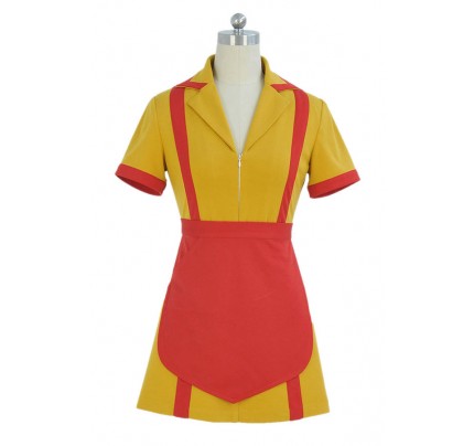 2 Broke Girls Max Black Caroline Wesbox Channing Cosplay Costume 