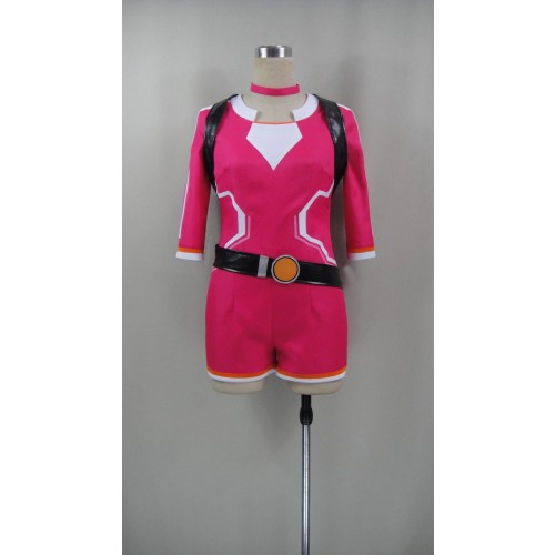 Pokemon Go Female Trainer Red Cosplay Costume