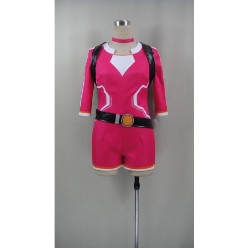 Pokemon Go Female Trainer Red Cosplay Costume