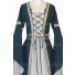 Medieval Carnival Renaissance Anna Dark Green Lolita Dress Robe