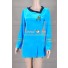 Star Trek Costume TOS The Female Duty Uniform Blue Dress