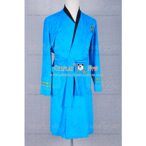 Star Trek Costume TOS Blue Bath Robe