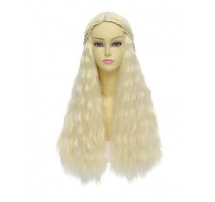 Beige 70cm Game Of Thrones Daenerys Targaryen Wig