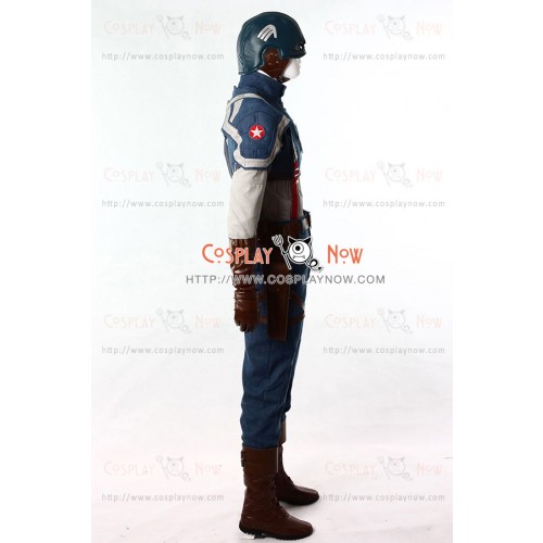 Steve Rogers Costume For Captain America 1 Cosplay Uniform New