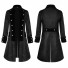 Historical Medieval Solid Jacquard Vintage Uniform Coat