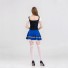 German Oktoberfest Cosplay Maid Costume Festival Blue Dress