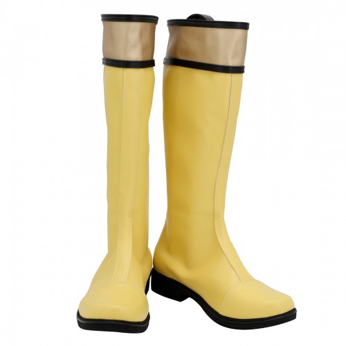 Super Sentai Hyakujuu Sentai Gaoranger Yellow Cosplay Boots