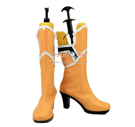 Sword Art Online Cosplay Shoes Yuuki Asuna Yuki Asuna Orange Boots