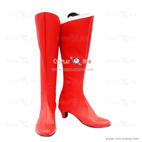 Sailor Moon Usagi Tsukino Red Cosplay Boots